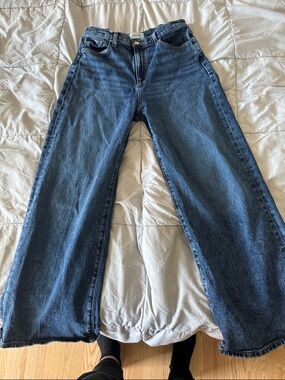 Joe’s Jeans Wide Leg Dark Blue Denim Jeans